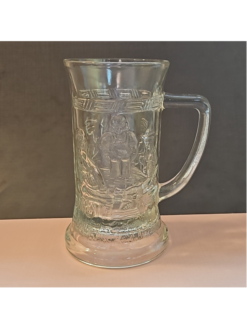 Federal Glass Clear 12 oz German Beer Stein Mug